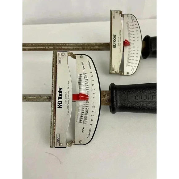 VTG K-D Tools Manual Torque Wrench K-D No. 2956 2957 LOT of 2 - Picture 3 of 9